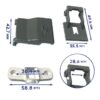 ДРЪЖКА / ЗАКОПЧАЛКА ЗА ПЕРАЛНЯ ELECTROLUX ZANUSSI AEG 50680844003