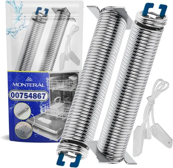 ПРУЖИНИ 2 БРОЯ В КОМПЛЕКТ С ВЪЖЕТА ЗА ВРАТА НА СЪДОМИЯЛНА BOSCH / SIEMENS / BALAY 00754867