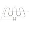 ДОЛЕН НАГРЕВАТЕЛ 1700W ЗА ГОТВАРСКА ПЕЧКА MIELE 5447802