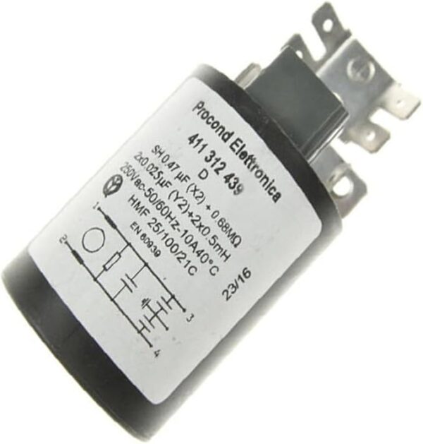 ФИЛТЪР-КОНДЕНЗАТОР 0.47mF 2×0.025 ЗА ПЕРАЛНЯ FAGOR L46A024I2