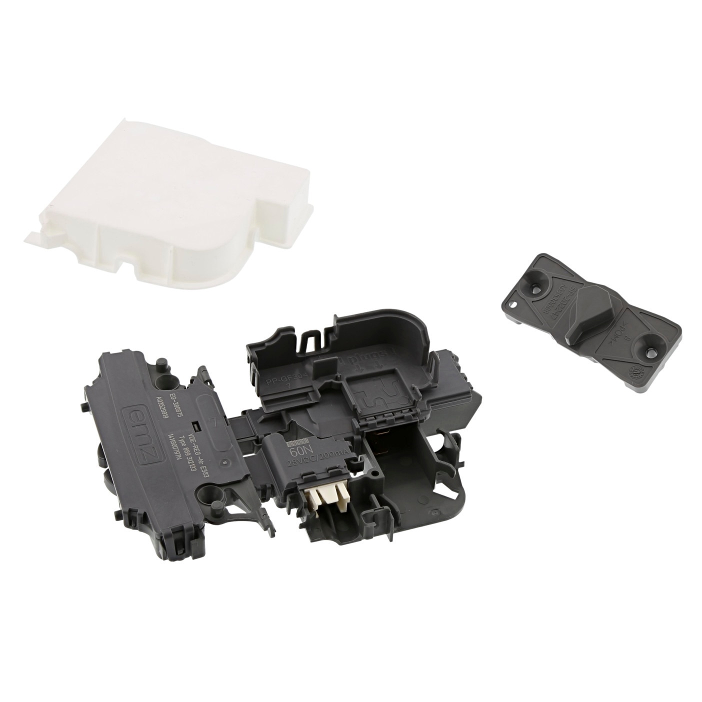 ЗАТВАРЯЩ МЕХАНИЗЪМ ЗА СЪДОМИЯЛНА ELECTROLUX ZANUSSI AEG 4055392551 , 4055383485 , 140035299068 , 140035299084